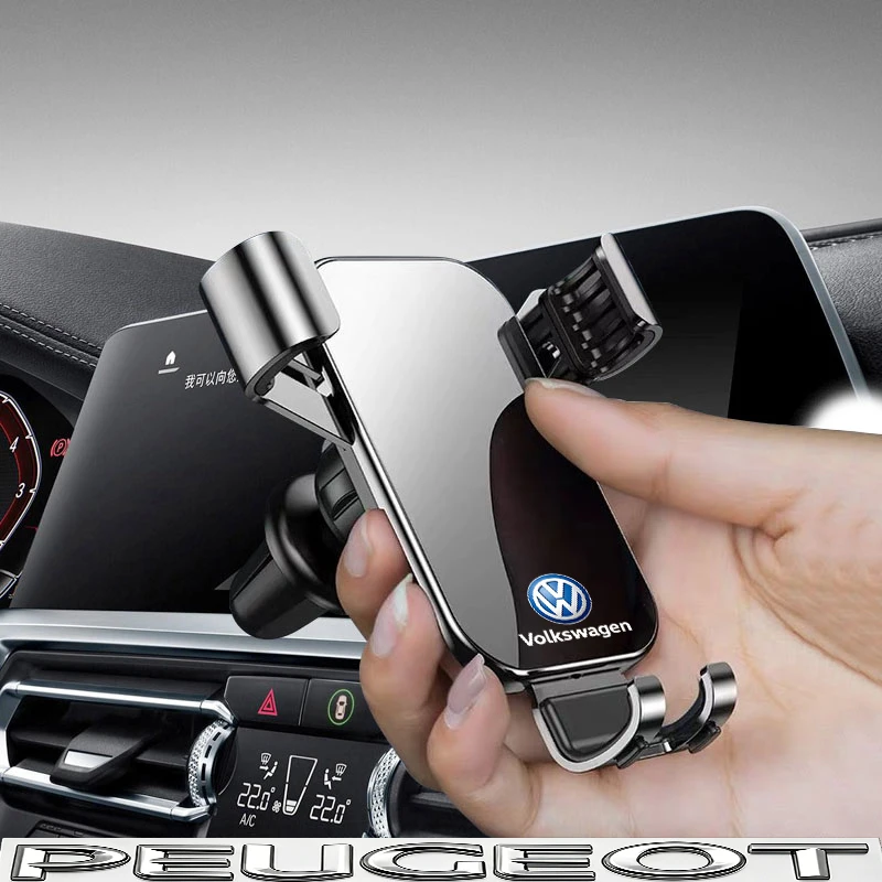 1 Stück Auto-Handyhalterung Lüftungsclip-Halterung Mobiltelefon-Ständer für VW Golf Tiguan T-Roc Polo Passat ID.4 T-Cross ID.3 Taigo ID.7 – Detail 4