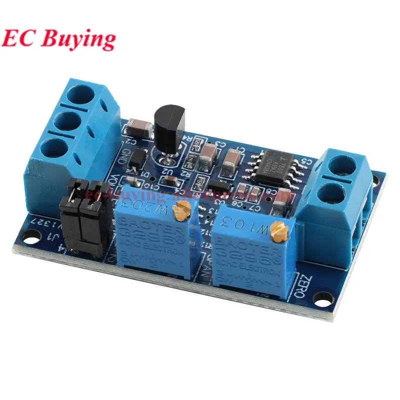 5Pcs/1pc 0 to 20mA/40mA to 0-3.3V 0-5V 0-10V Current to Voltage Converter Signal Conversion Module 0-20mA 4-20mA I/V Transmitter