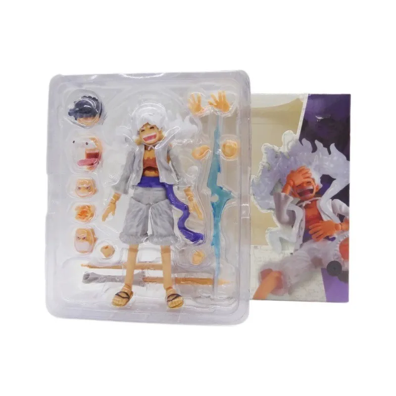 Une pièce Shf singe D Luffy Figure Gear 5 dieu du soleil Nika Luffy Figurine d'action PVC modèle décoration jouets d'anniversaire cadeaux