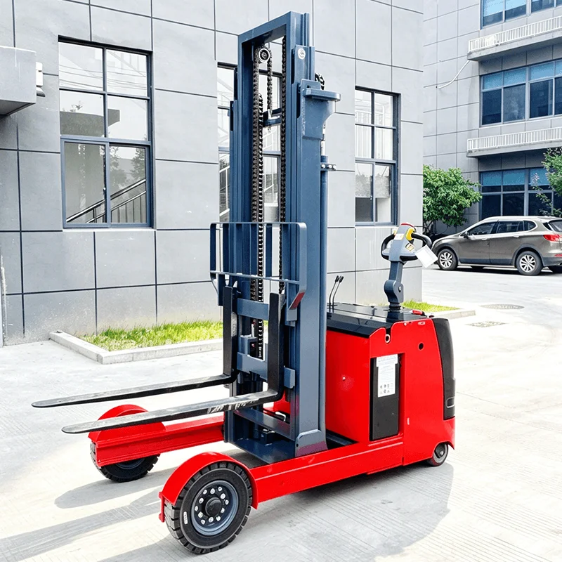Customized electric reach pallet forklift high visibility mast stable hydraulic system factory stock stacking handling machinery