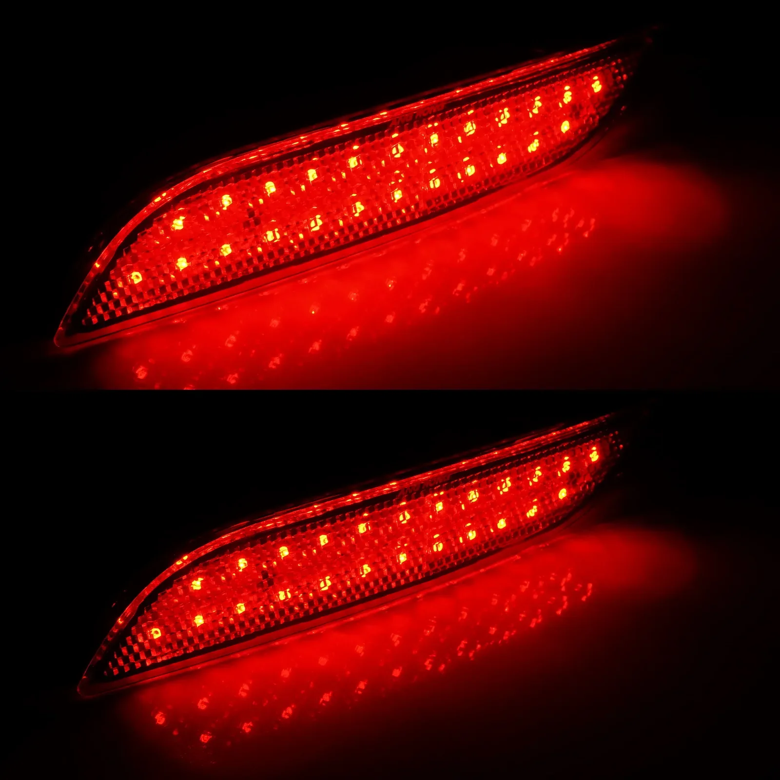 لتويوتا كامري 2018 + LED المصد الخلفي عاكس الذيل الفرامل وقف مصابيح الضوء عدسة حمراء