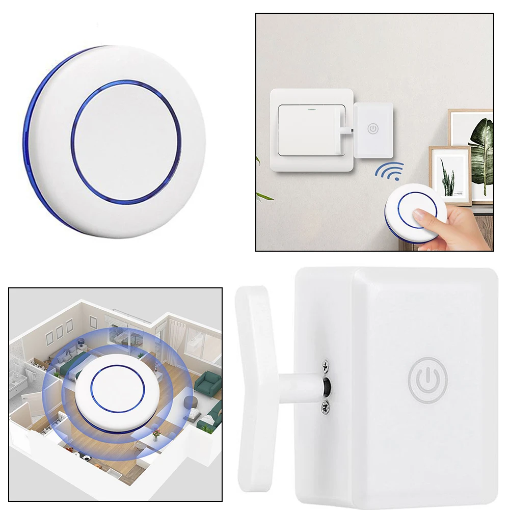 1 Set Wireless Remote Control Automatic Light Off Device, Lazy Switch Light Controller Wireless Smart Switch Light