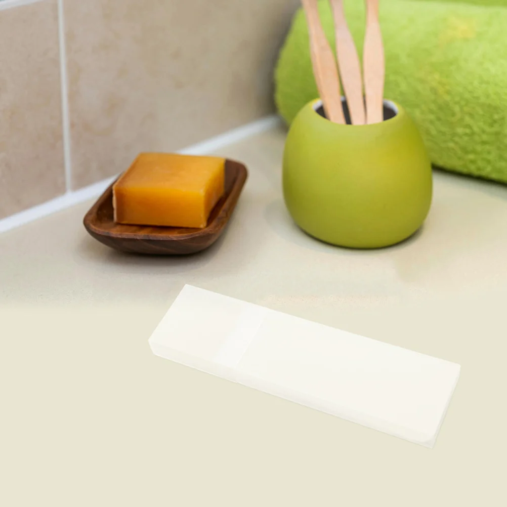 2pcs Tongue Scraper Travel Case Portable Plastic Storage Box Compact Reusable For Tongue Cleaning Tools Organizer Container