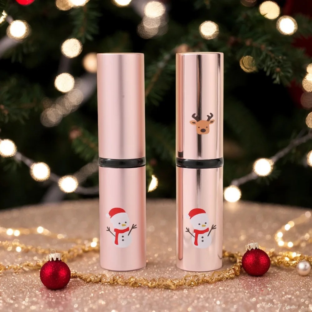 فرشاة تلسكوبية لعيد الميلاد، فرشاة مكياج محمولة واحدة، هدية، فرشاة أحمر الخدود ذات شعيرات ناعمة، تصميم قابل للسحب، أداة تجميل للفتيات