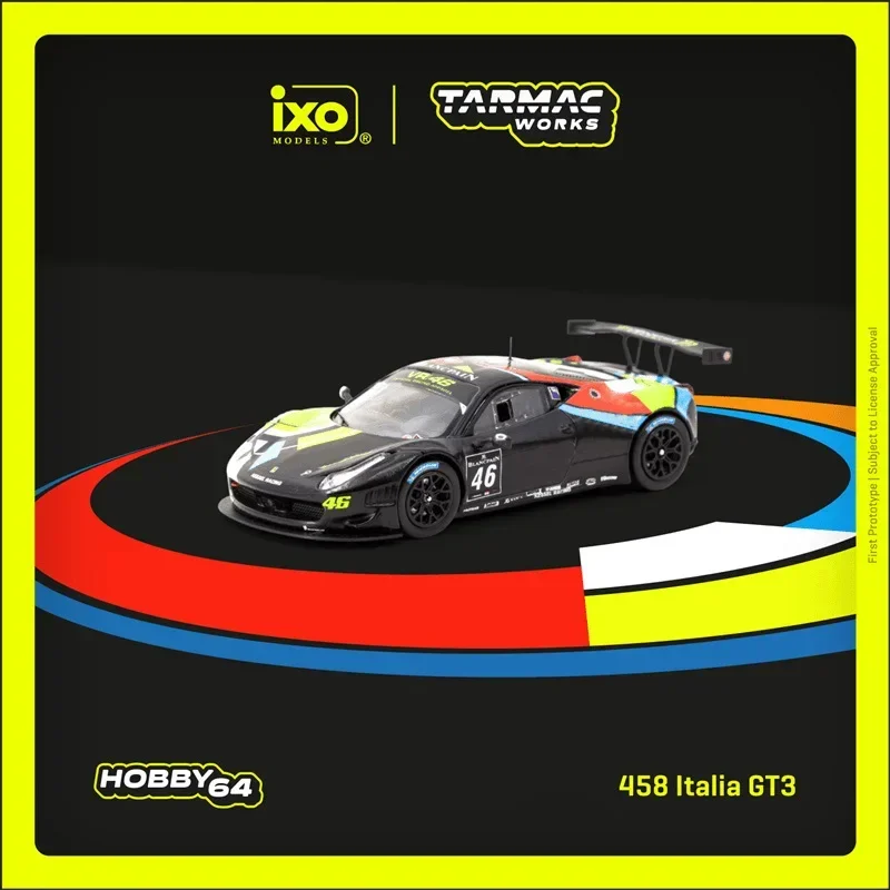 

Tarmac Works 1:64 458 Italia GT3 Blancpain Endurance Series 2012, литая под давлением модель автомобиля MONZA