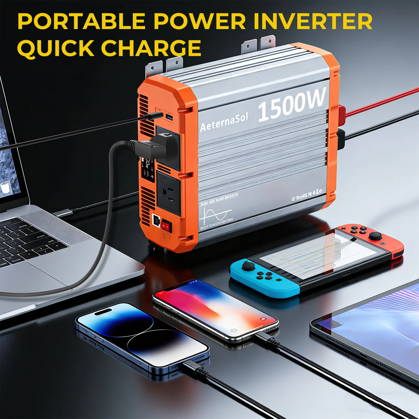 Pure Sine Wave Inverter 1500W  - Inverter Pure Sine Wave 60Hz 120V 3000W recension och pris