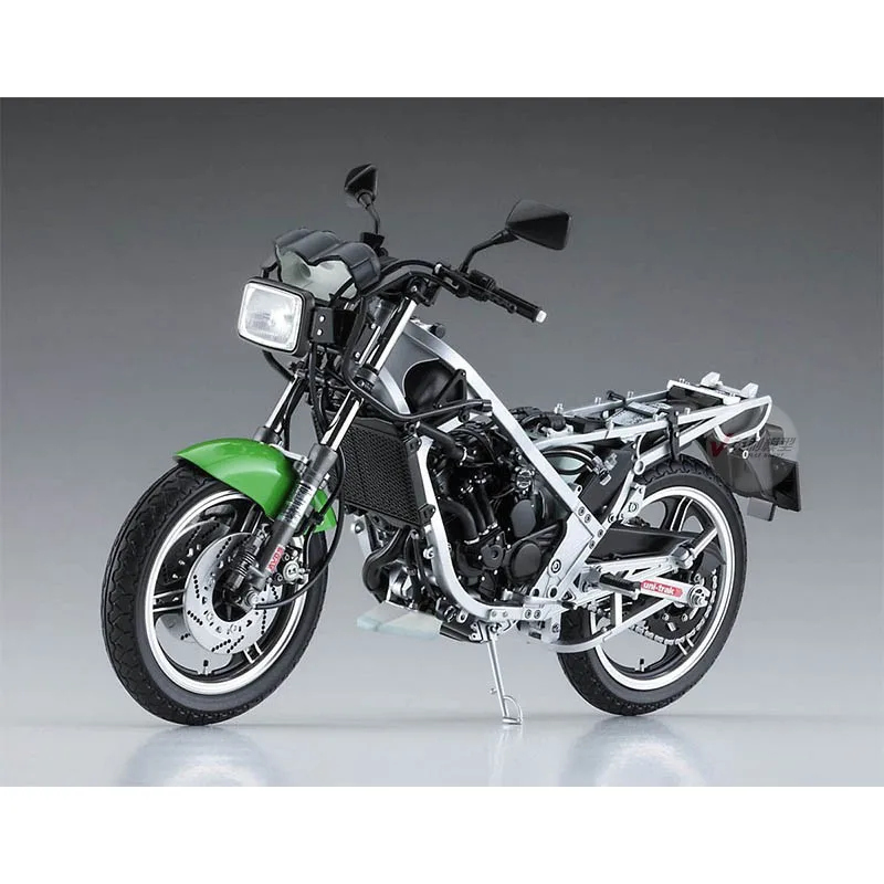 Static Assembled Car Model Hasegawa-21512 1/12 Scale For Kawasaki KR250 KR250A Motorcycle 1984 Motorcycle Model Kit