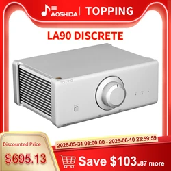 TOPPING LA90 Discrete Hi Res Audio Power Amplifier NFCA 120W*2 Stereo Amplifier Mono 220W 3x XLR TRS Balanced Inputs HiFi Amp