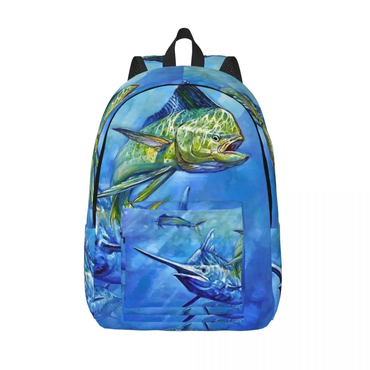 Dorado Marlin i tuńczyk podwodny plecak do przedszkola uczeń plecak Boy Girl Kids Daypack Gift