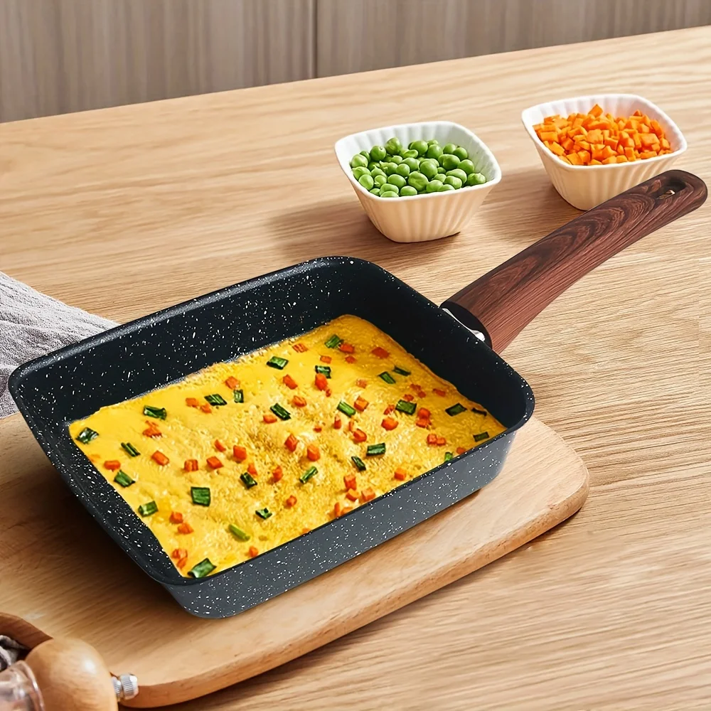 Tamagoyaki Pan Non-Stick Japanese Omelette Pan Rectangle Frying Pans Cooking Egg Roll Pan Breakfast Maker Cookware Kitchen Tools