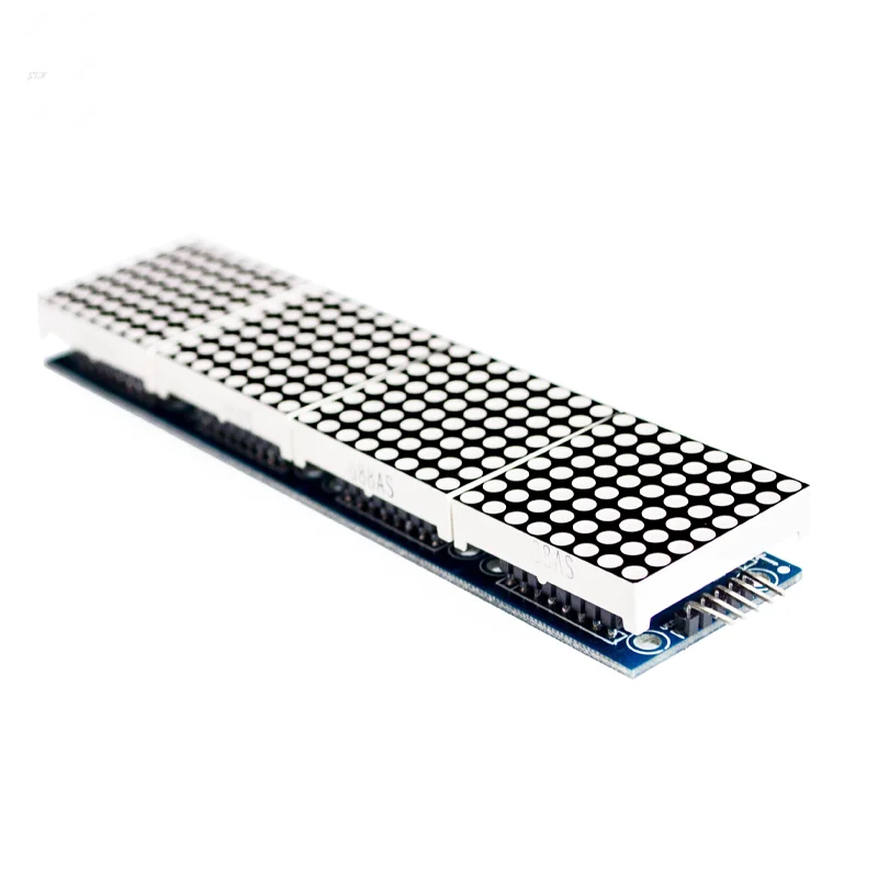 MAX7219 Dot Matrix Modul für Arduino Mikrocontroller 4-in-1-Display mit 5P Leitung