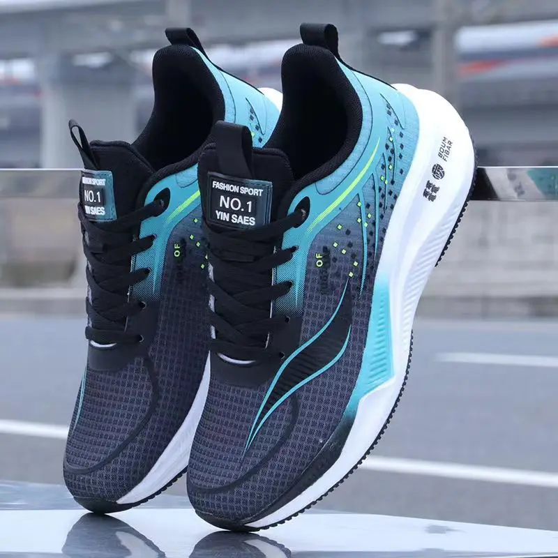 

Men's Spring and Autumn Mesh Breathable Running Youth Low-top Comfortable Sports Shoes