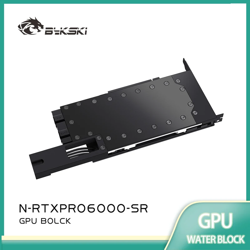 

Водяной блок графического процессора Bykski N-RTXPRO6000-SR для видеокарты NVIDIA RTX Pro 6000, серверная версия Blackwell/цельнометаллический радиатор охлаждения