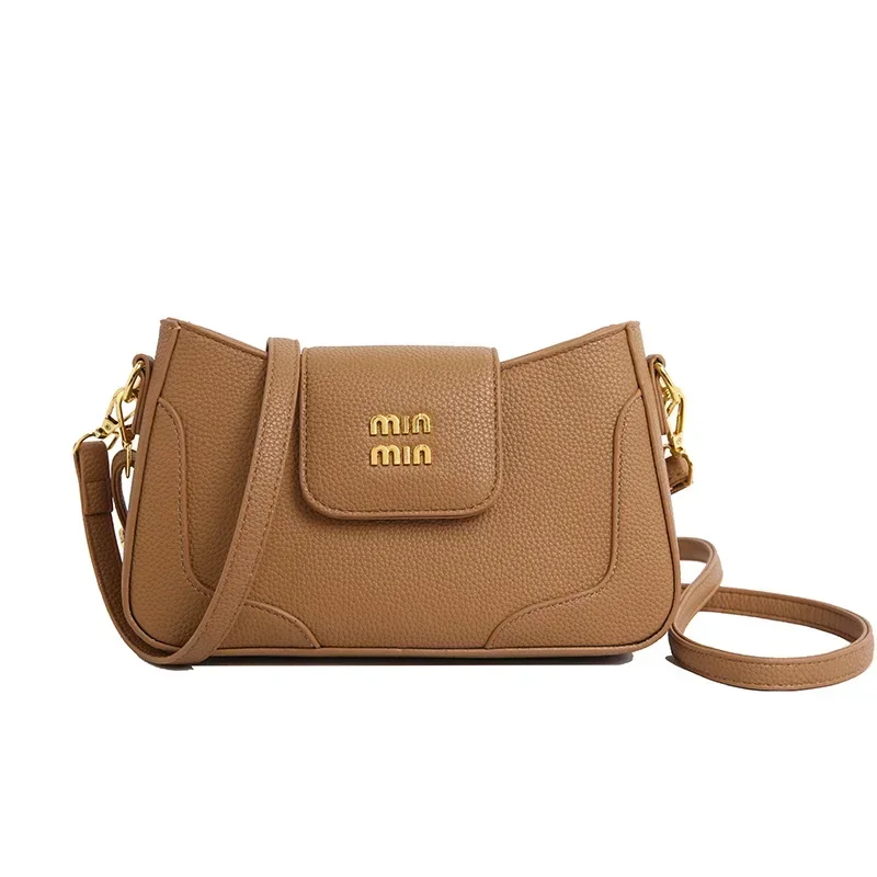 2025 Novo! Bolsa retrô francesa feminina crescente nas axilas – moderna, elegante e versátil, pequena praça