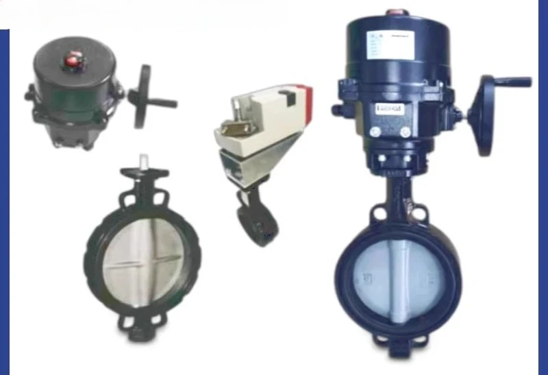 

V9BFW16-200+NOM16H0200 Clamp on switch adjustable electric butterfly valve actuator