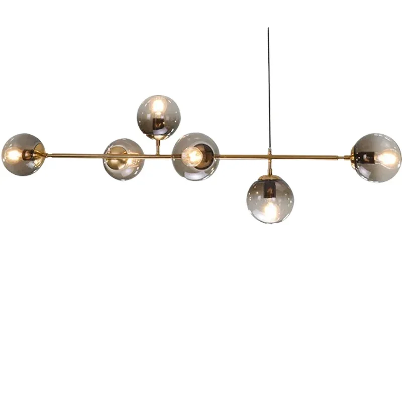 

Modern simple wrought iron restaurant bar chandelier, lamps