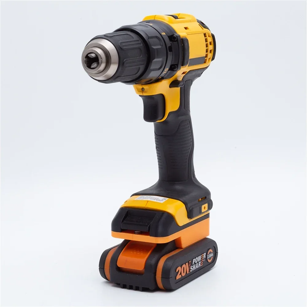 Imagem -06 - Bateria Adaptador Conversor para Worx 4pin 18v Bateria de Lítio para Dewalt 18v Série Ferramenta sem Fio Nenhuma Ferramenta