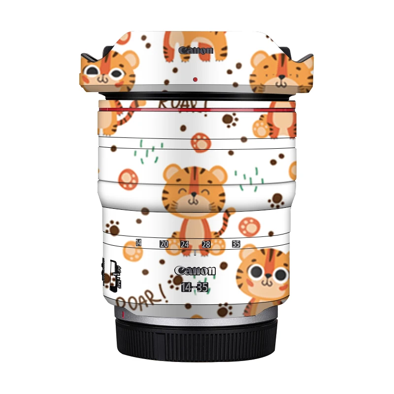 Canon RF14-35F4 Objektiv Haut Kamera Objektiv Aufkleber Aufkleber Wrap Film Schutz Abdeckung Fall Anti-scratch Wasserdicht