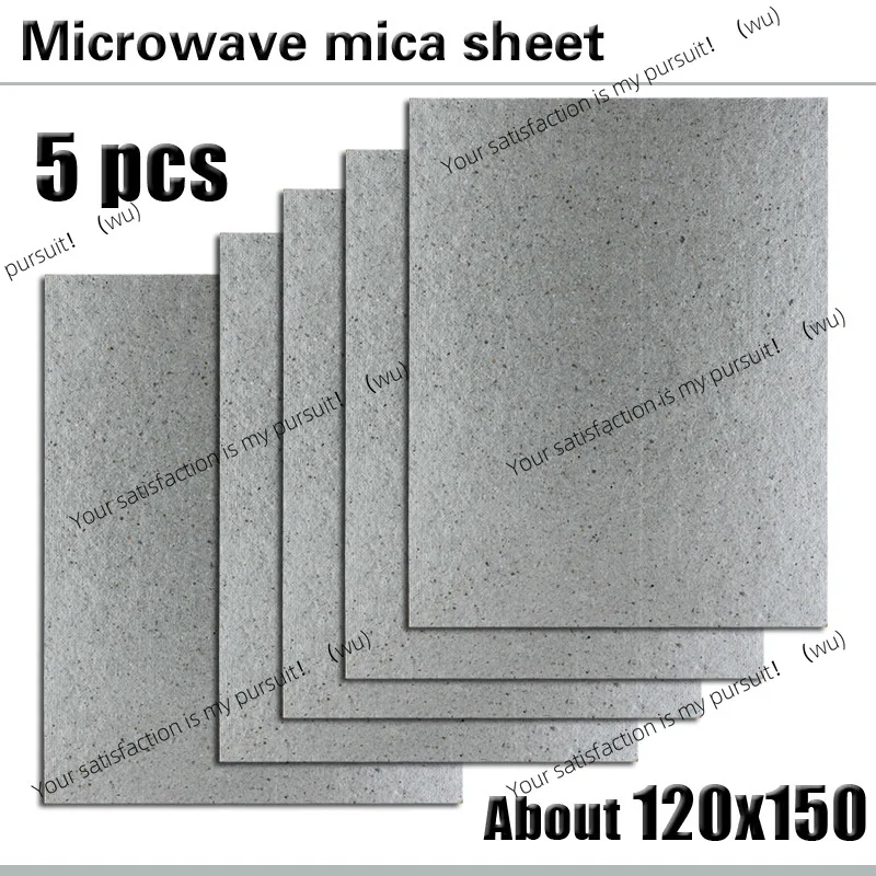 

5pcs/lot High Quality Microwave Repair Parts 150 x 120mm mica sheet is suitable for Galanz Smith, Panasonic, LG, etc