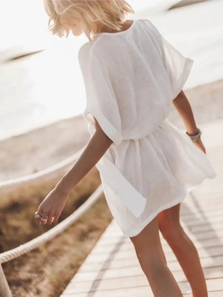knee length dresses for ladies Rocky Ella Long Sleeve Mini Dress main image 0