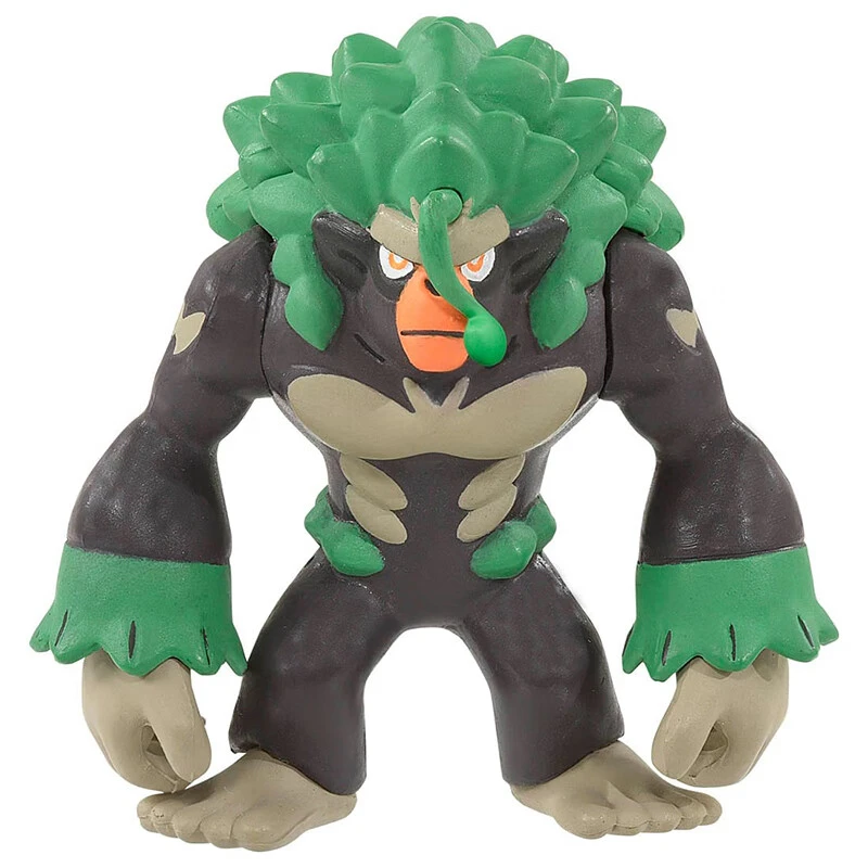 โมเดล TOMY Pokemon rillaboom grookey thwackey ห่วงโซ่วิวัฒนาการรูปตัวการ์ตูนรูปเกมสะสมของขวัญวันเกิด