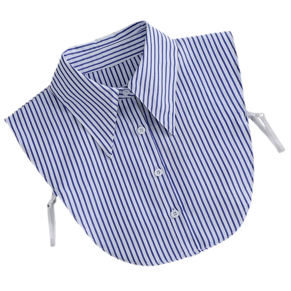 Women's Detachable Fake Collar False Cotton Dickey Fashionable Blouse for All-match Half Shirts