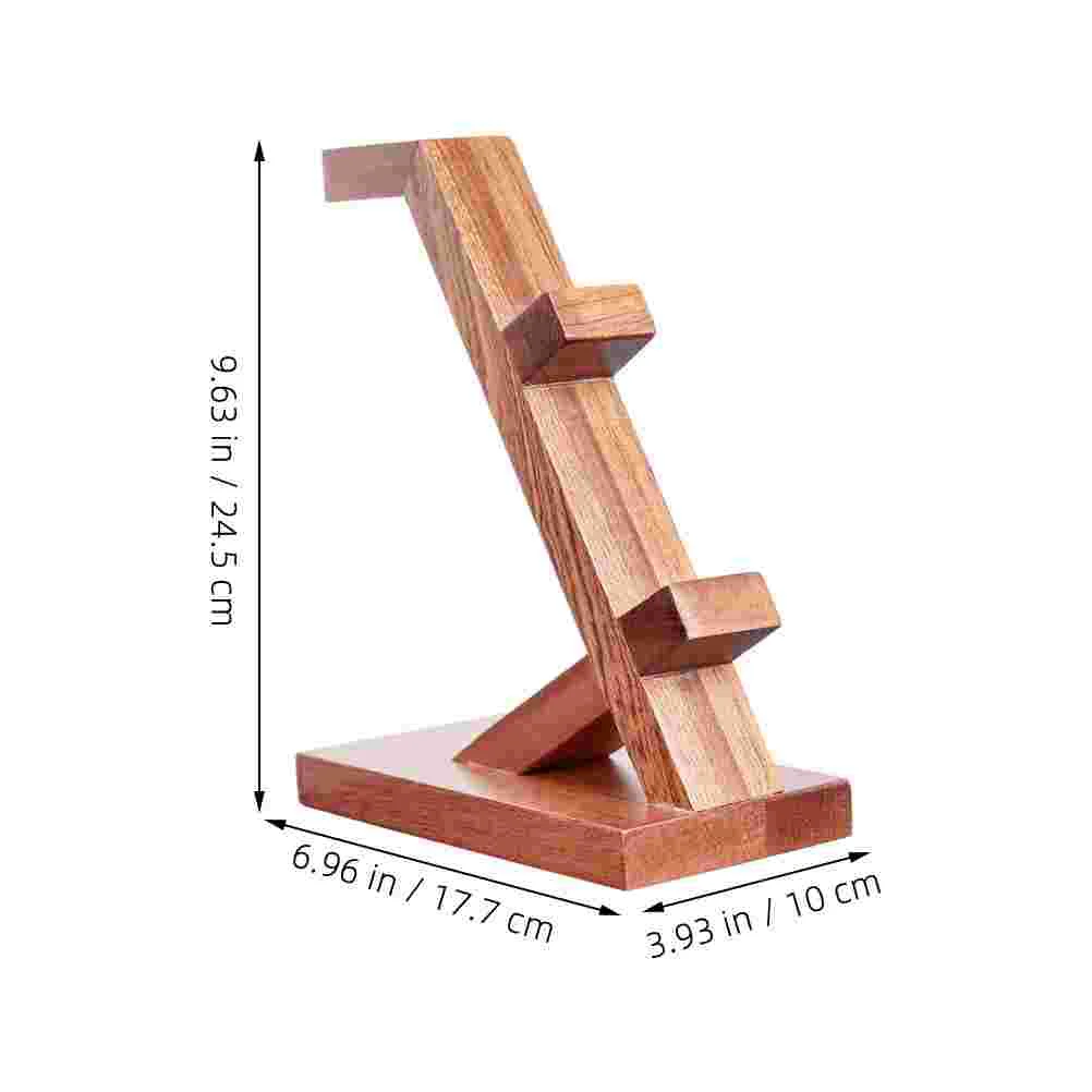 Gaming Headset Stand Controllers Displayhouder Monitor Desktop Houten Game Organizer