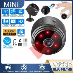 Mini Caméra de permission IP HD 1080p, Dispositif de Sécurité Sans Fil, Version Nocturne, Enregistreur Vocal et Vidéo, Wifi, Nouveauté