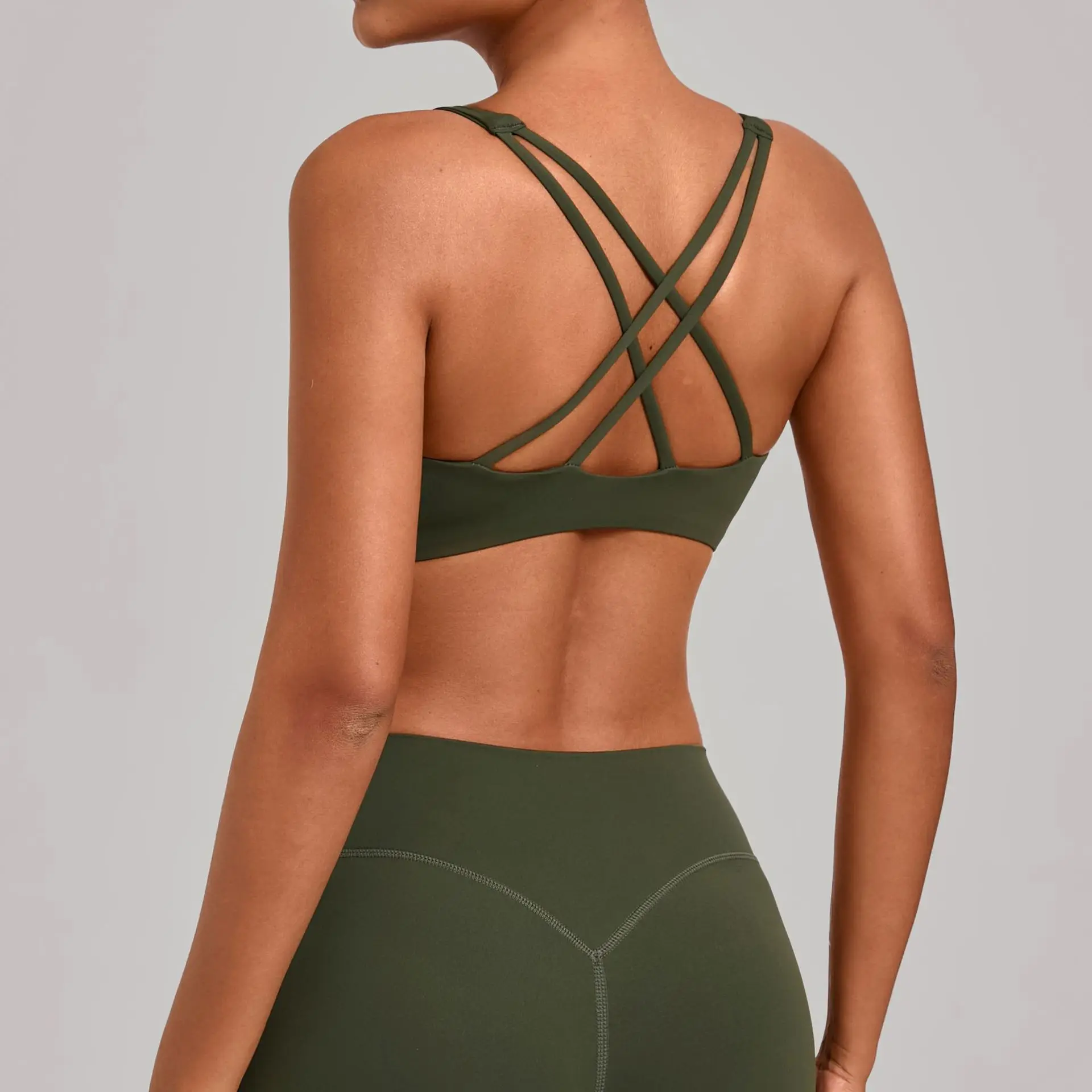 Sports Bra Push Up Gym Sport Top Woman Sportswear Push-up Bras 2026 Workout Clothes Activewear Brasieres Para Mujer Purple Black
