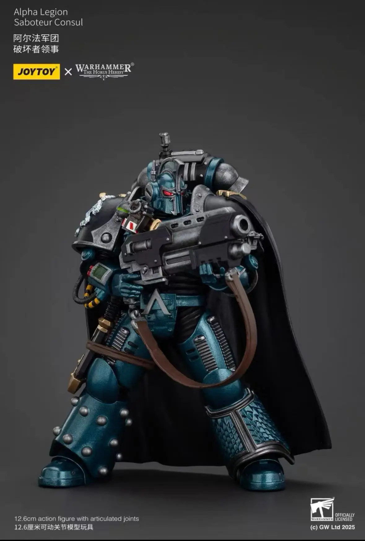 

В наличии: Оригинальная фигурка JOYTOY Warhammer 40K Alpha Legion Saboteur Consul 1/18, модель для коллекции, игрушка, подарок.