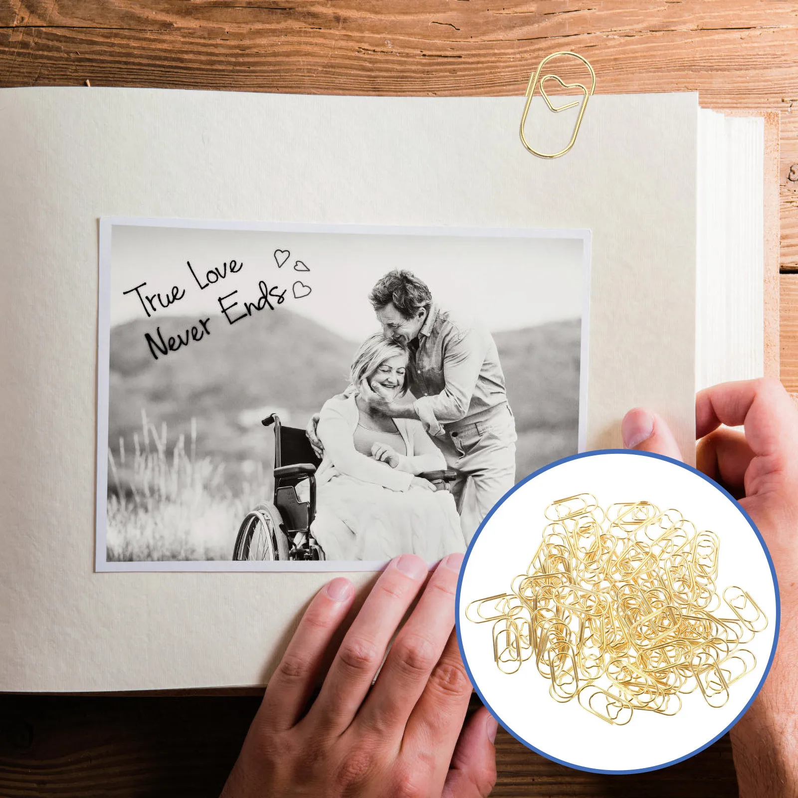 

10pcs Set of 10 Small Clips Office Supplies Cute Paper Knitting Decorative for Crafts Sewing Book