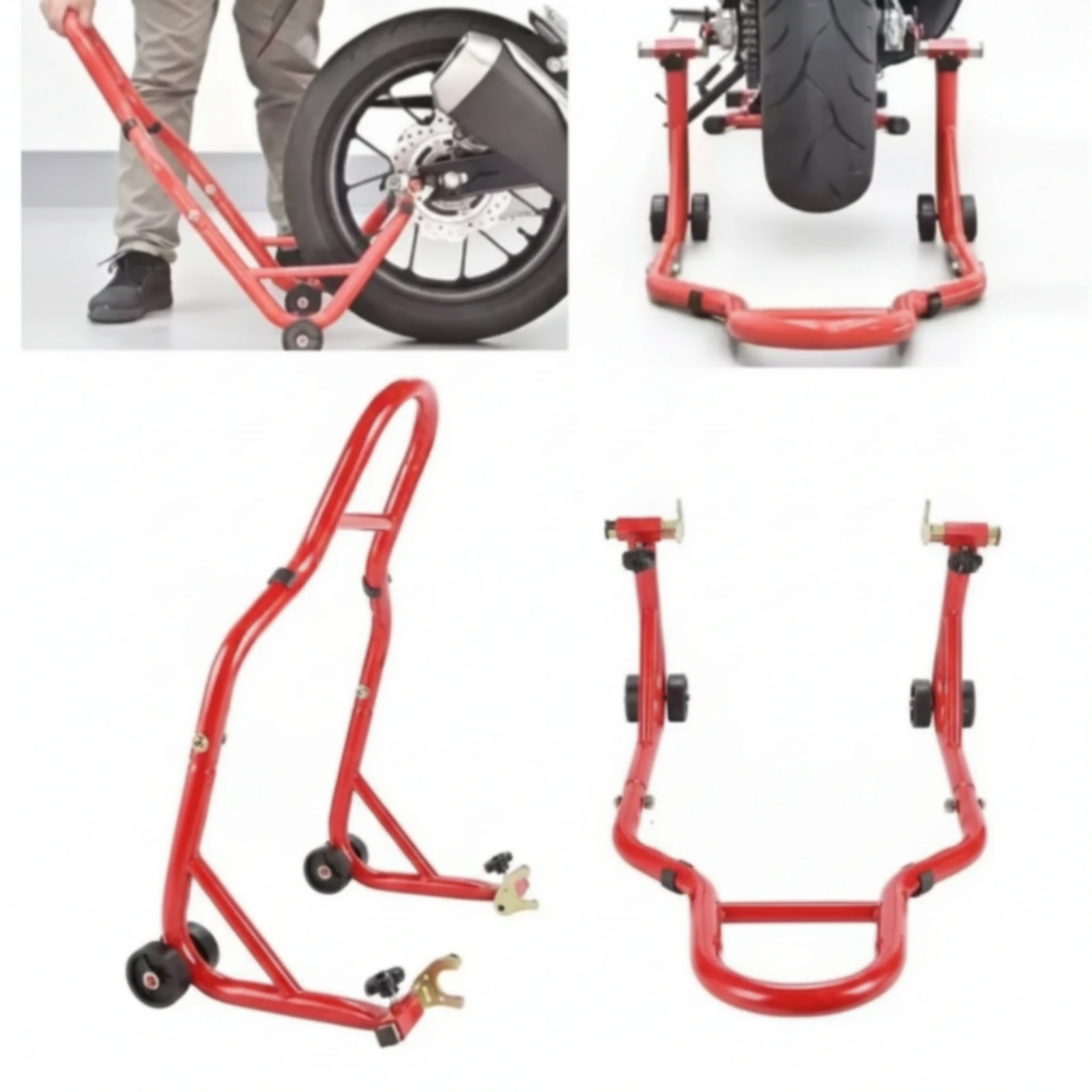 Motorcycle Stand with Rear Swingarm Support Stand Adjustable Motorcycle Rear Stand Long-Lasting Non-Slip for Motorcyclists