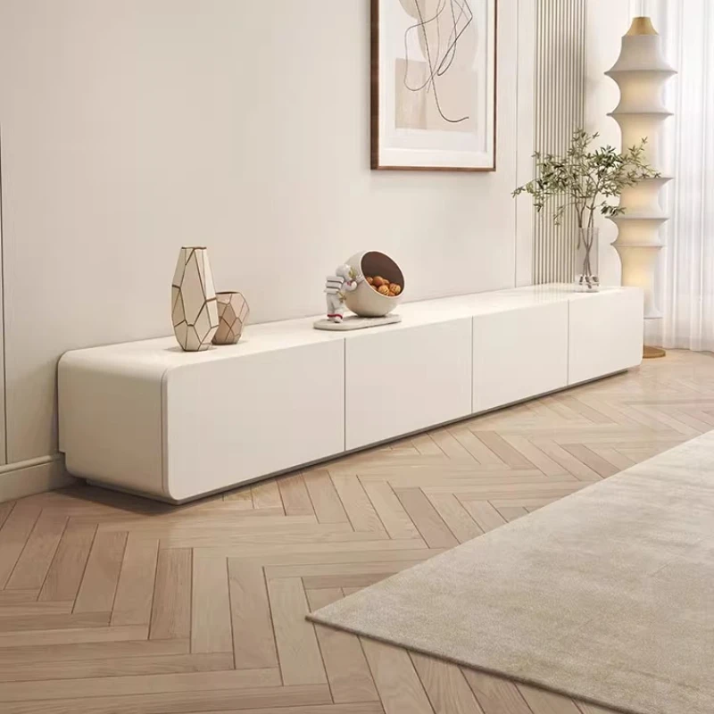 

Storage Simple Tv Stand White Ornament Living Room Design Tv Stand Cabinet Nordic Floor Stojaki Telewizyjne Home Accessories