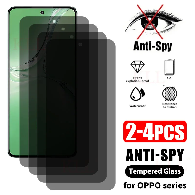 

Anti-spy Privacy Glass for OPPO K12 K11X K10S K9 Pro A60 A57 A58 A59 A76 A77 A78 Screen Protector for Realme C67 C65 C63 C51 C55