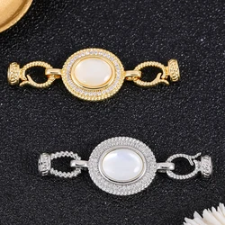 Juya 18K Gold Silver Plated DIY Beads Baroque Pearls Jewelry Making Mountings Fastener Connector Locks Closure Clasps Supplies