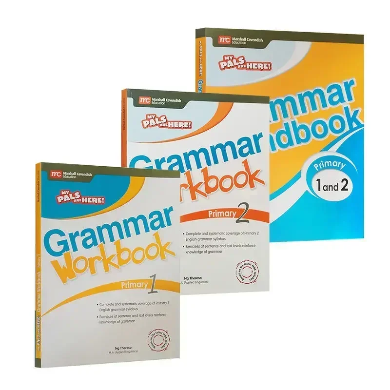 

Singapore English Grammar Textbook 1 and 2+ Accompanying Workbooks My Pals Are Here!GrammarBooks