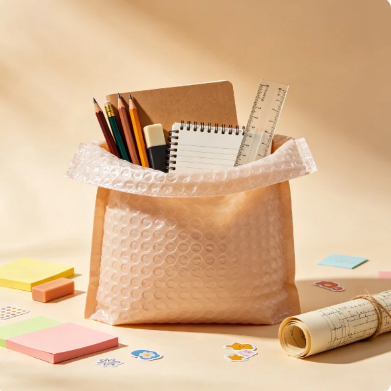 10/50/100Pcs Naked Pink Bubble Bag Envelopes With Bubble Lining Wrapped In Polyethylene Mail Bags Transportation Packaging