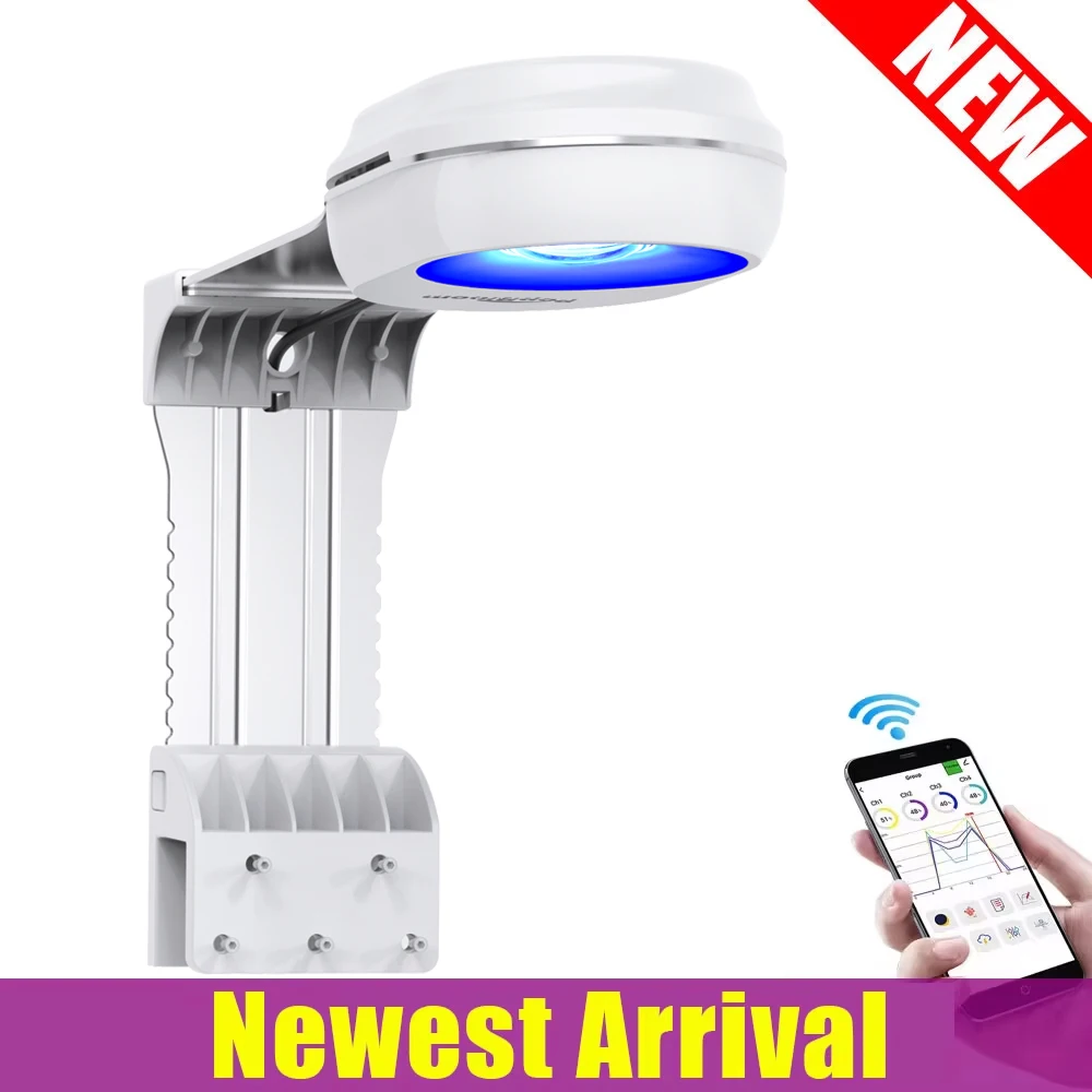 

PopBloom-Nano Aquarium Led Lighting, Full Spectrum Led Marine Aquarium Lights for Reef Coral SPS/LPS Fish Tank Light