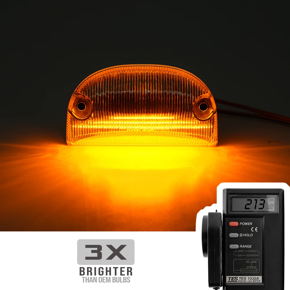 For Renault Premium Midlum Mascott C/D/K/T-Series Volvo FE FL Nissan Cabstar LED Front Side Marker Lights Side Step Indicators view 2