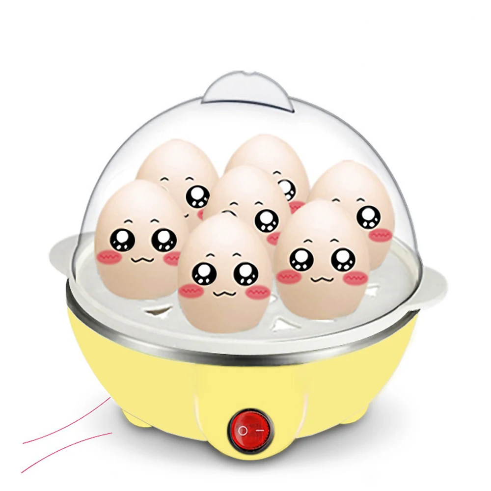 

Multi-function Electric Egg Cooker Boiler Stainless Steel Steamer Cooking Tools