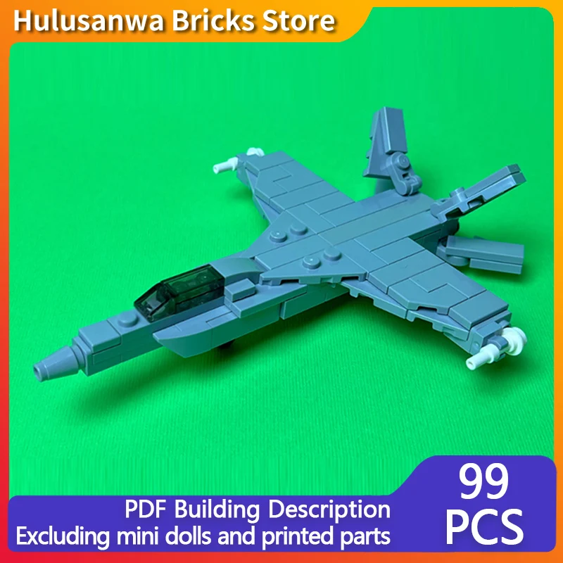 

F/A-18 Hornet Modern Military Fighter Jets Model MOC Building Bricks War Equipment Modular Technology Gifts Children Toys Suit