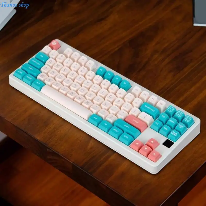 160PCS Mechanical Keyboards Keycaps, Two-color Injections Keycap Set for 61 64 68 80 84 96 980 104 108 Keyboard X37A