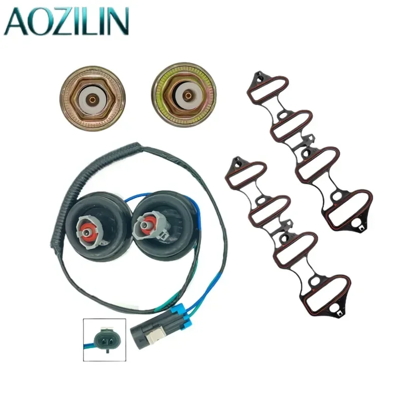 AOZILIN for 10456603 12575869 89060413 Knock Sensor Wiring Harness and Automotive Intake Manifold Gasket Replacement Kit High