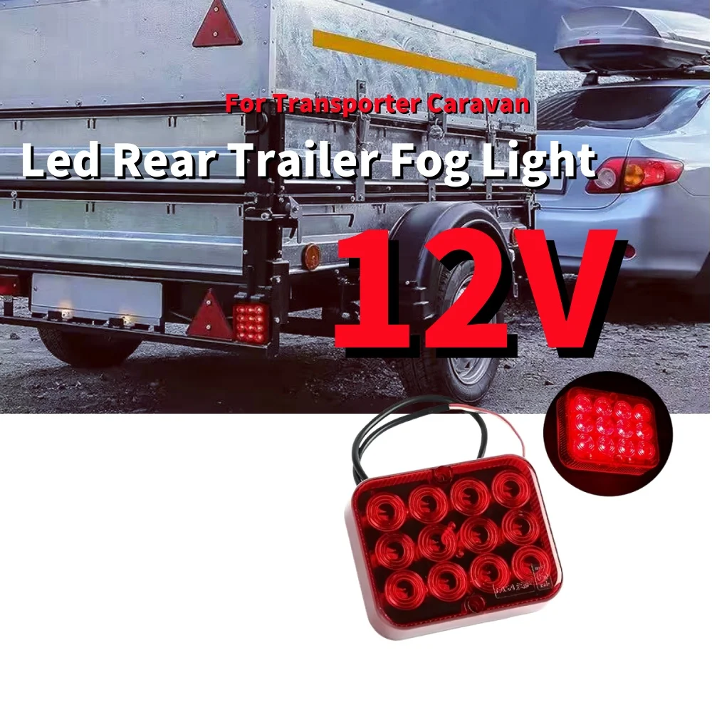 

Caravan Led Fog Light Lamp 12V 24V Turn Signal Rear Fog Indicator License Plate Lamp For Car Trailer Truck Boat Lorry Van RV