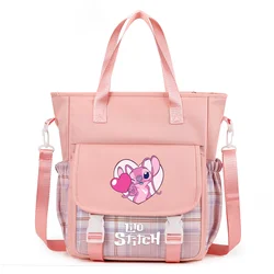 Lilo Stitch Girls Student Handbags Shoulder Bags Tote Messenger Bag Handbag Cross body Bags for Girls Satchels School