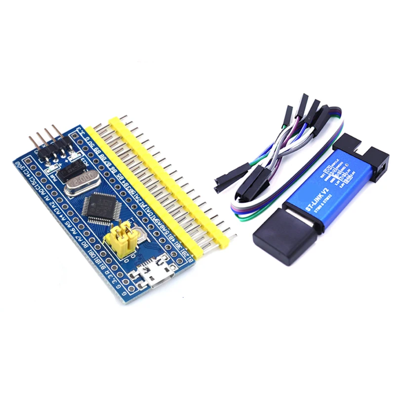 STM32F103C8T6 ARM STM32 minimalny moduł płytki rozwojowej systemu dla Arduino zestaw do samodzielnego montażu ST-Link V2 Mini STM8 pobierz symulatora — zdjęcie 3