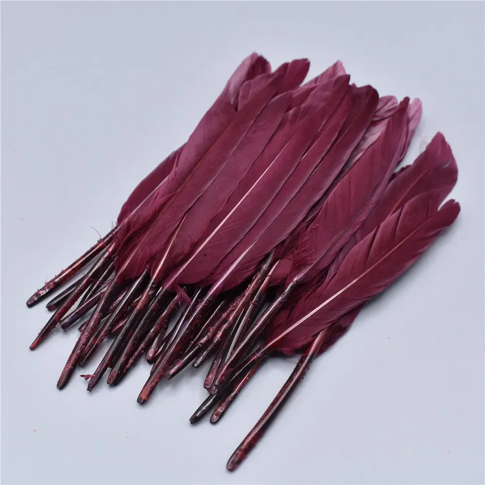 Natürliche rote Entenfedern, lose, 10–15 cm/4–6 Zoll, Entenfedern für Bastelarbeiten, DIY-Schmuck, Accessoires, Dekoration, Federn. – Detail 29