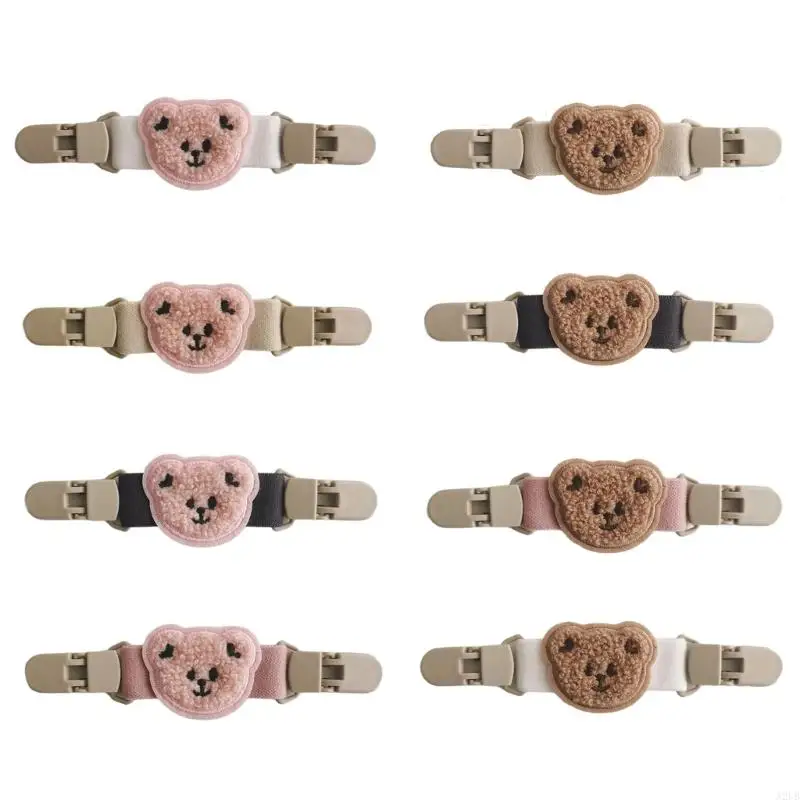 Secure Fit Elasticated Bear designs  Clip Adjustable Clothing Clip Not Clip for Kids Overalls for Boy & Girls Ages 0 to 5 A2UB