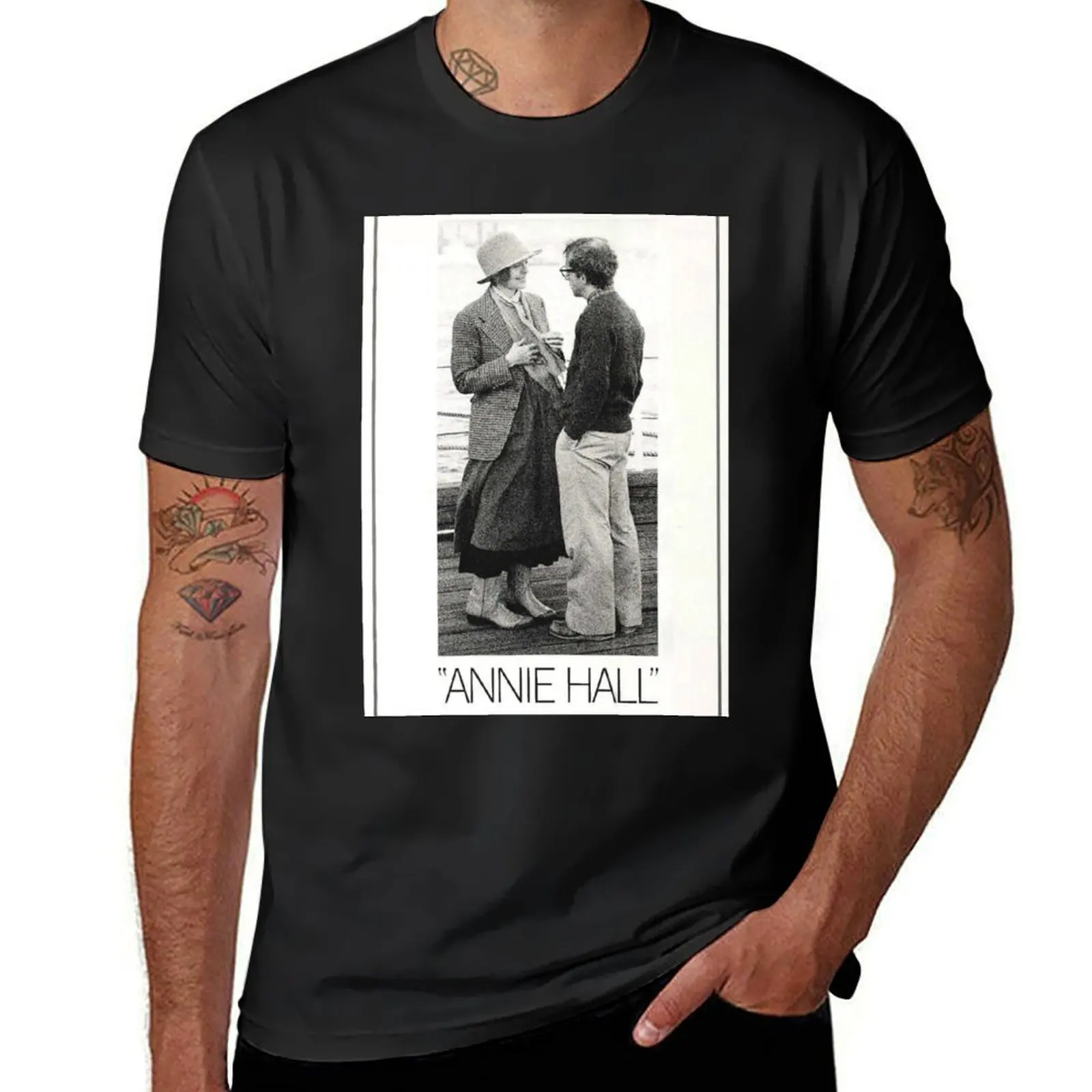 Annie Hall by Woody Allen Wallpaper T-Shirt korean fashion blacks t shirts for men