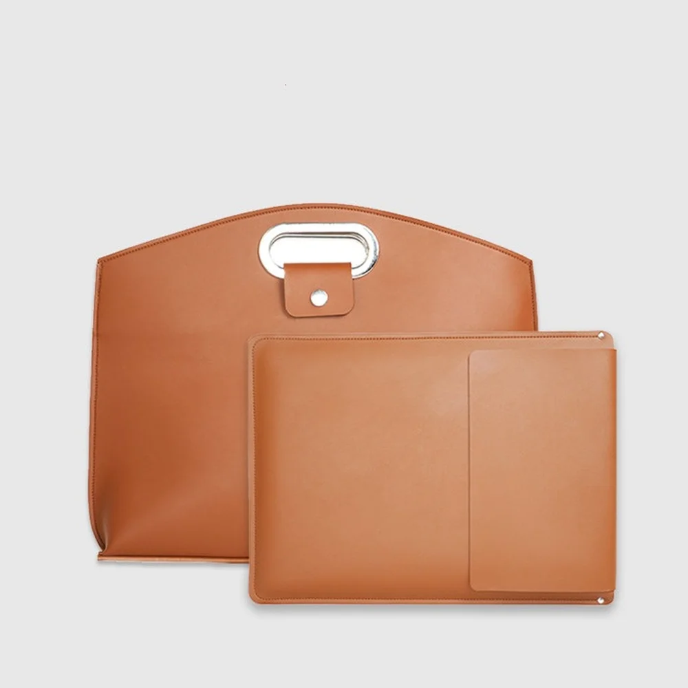 

Large Capacity Genuine Leather Durable Anti-Scratch Splash-Proof Laptop Tablet Handbag Portable Commuter Bag